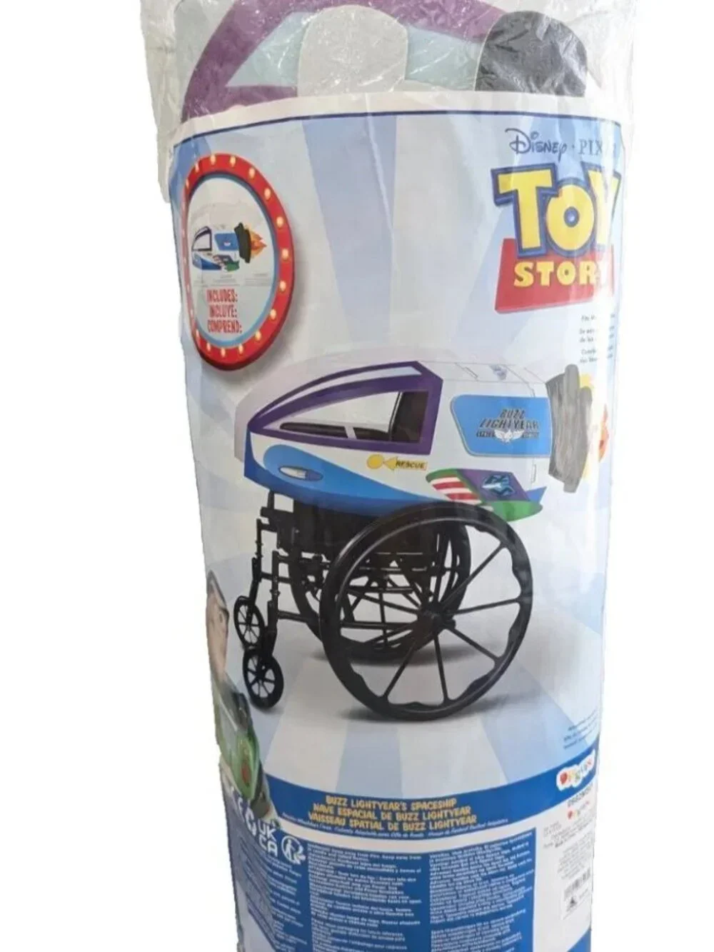 Disney's Toy Story Buzz Lightyear Spaceship Wheelchair Child Halloween Costume